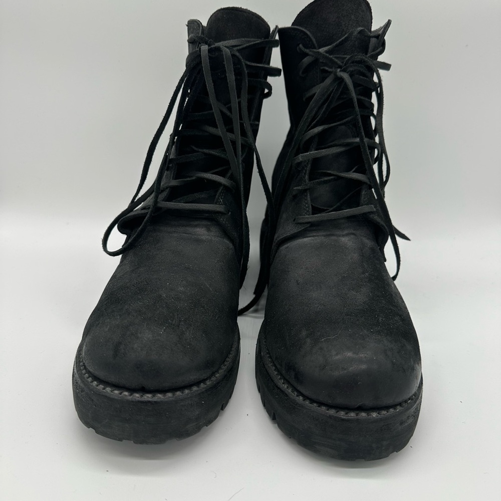 Guidi Men’s Black Leather EU Size 42 boots